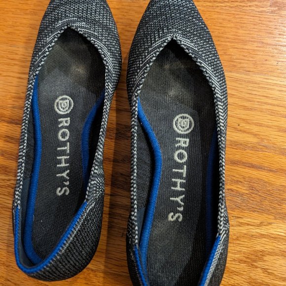 Rothy's The Point Granite Heather Size 5 - Picture 2 of 8